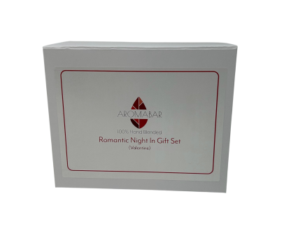 Romantic Night in Gift Set with Valentine Massage Oil, Heart Bath Bomb and Scented Candle Ideal for Valentine or Couples Gift to Share - Image 3